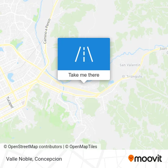 Valle Noble map