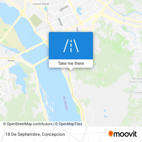 18 De Septiembre map