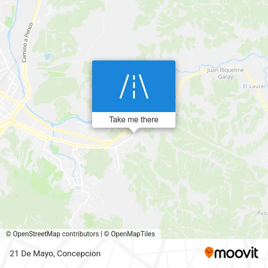 21 De Mayo map