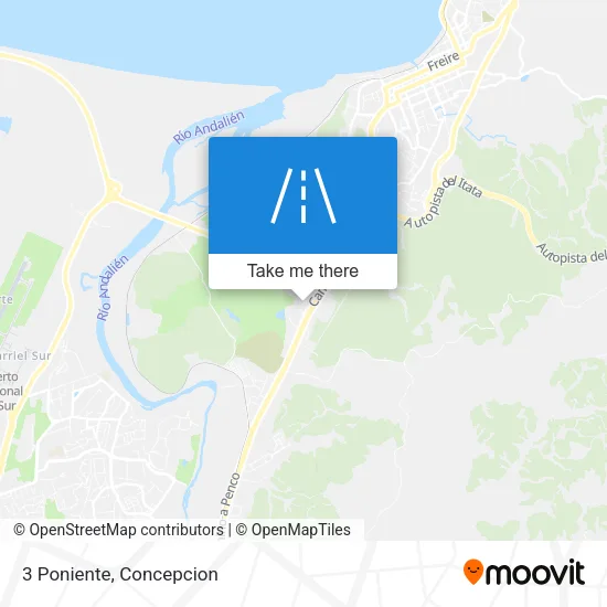 Mapa de 3 Poniente