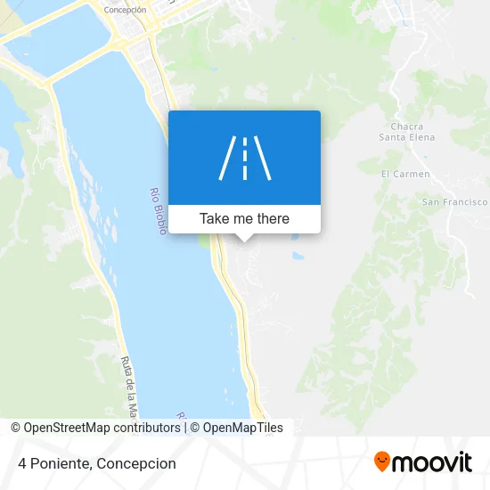 Mapa de 4 Poniente