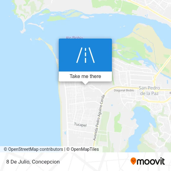 Mapa de 8 De Julio