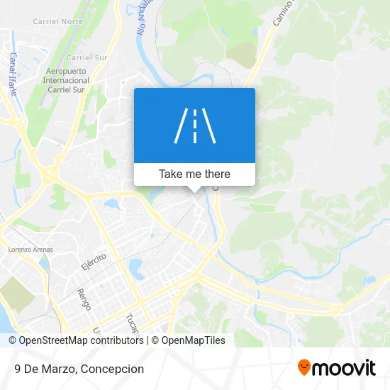 9 De Marzo map