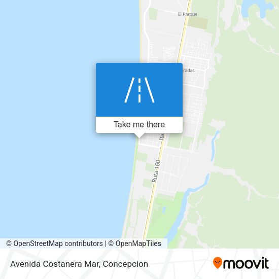 Avenida Costanera Mar map