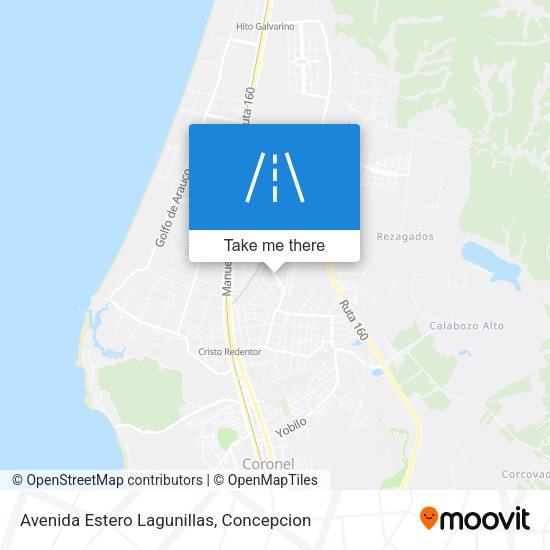 Avenida Estero Lagunillas map
