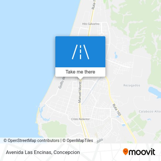 Avenida Las Encinas map