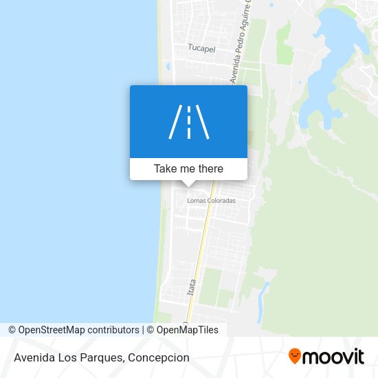 Mapa de Avenida Los Parques