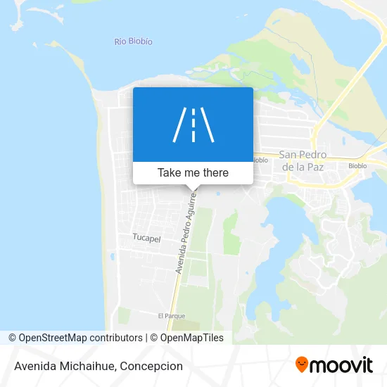 Avenida Michaihue map