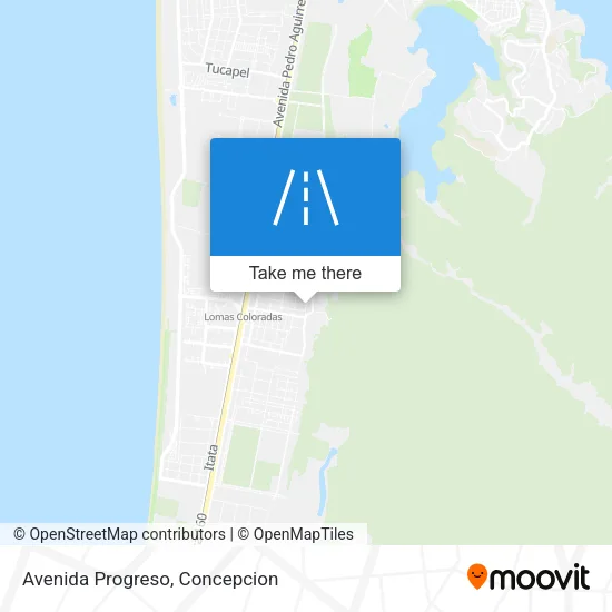Mapa de Avenida Progreso