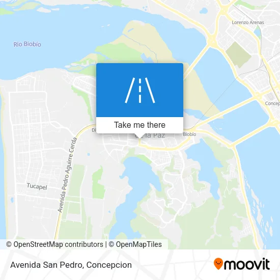 Avenida San Pedro map