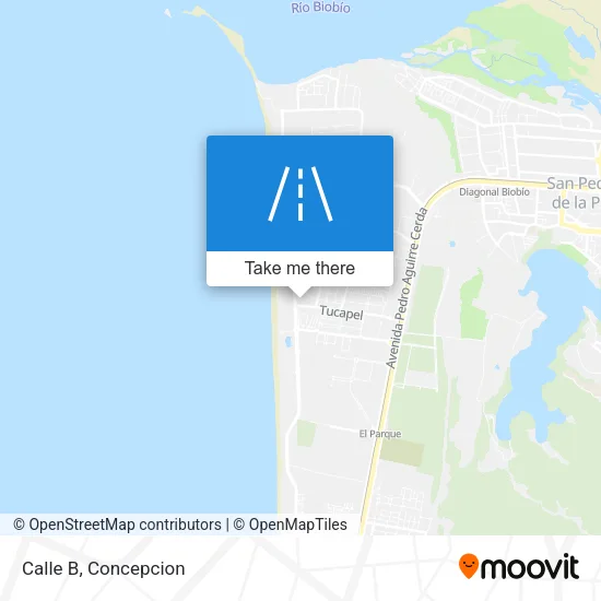 Calle B map