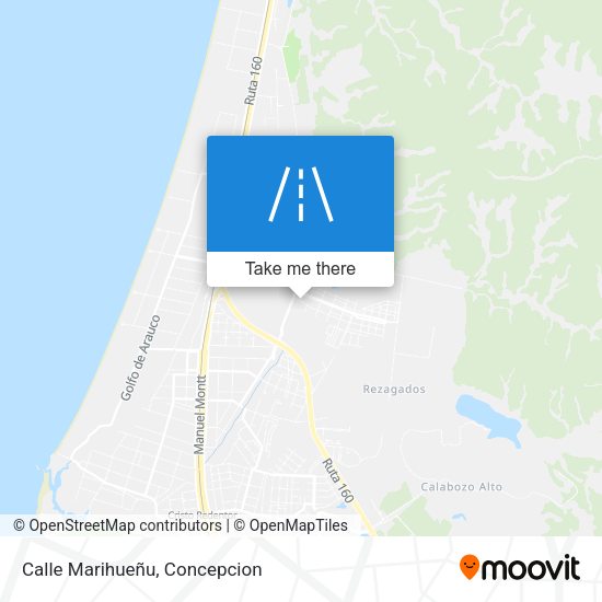 Mapa de Calle Marihueñu