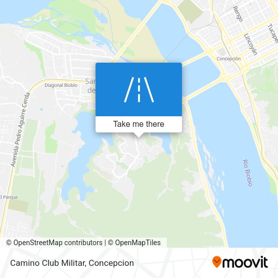 Mapa de Camino Club Militar