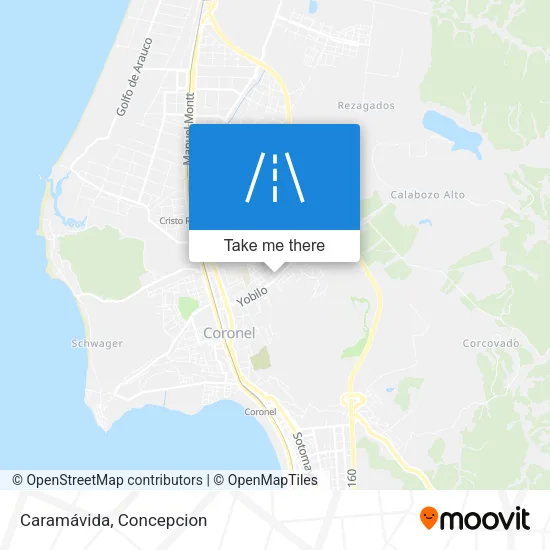 Mapa de Caramávida