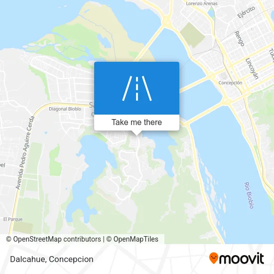 Mapa de Dalcahue