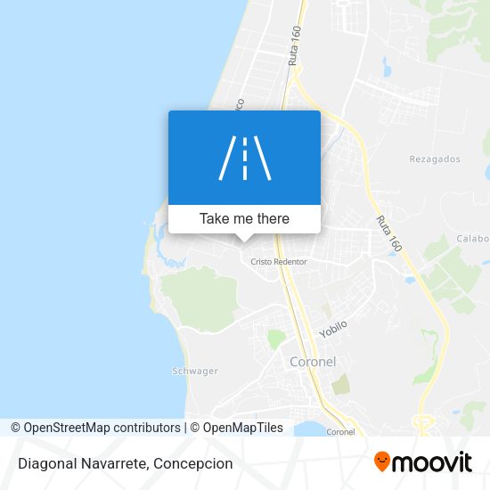 Mapa de Diagonal Navarrete