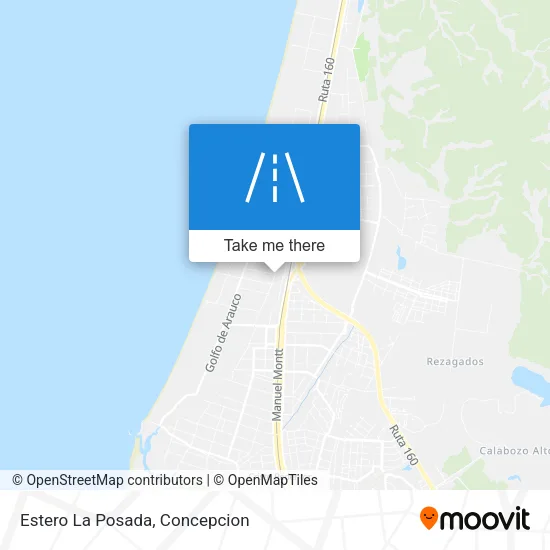 Estero La Posada map