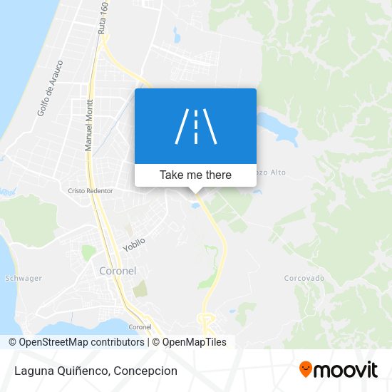 Mapa de Laguna Quiñenco