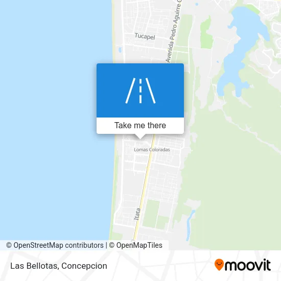 Las Bellotas map
