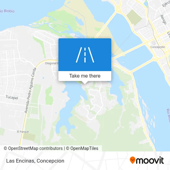 Las Encinas map