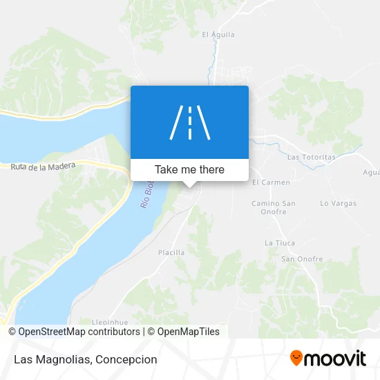Las Magnolias map