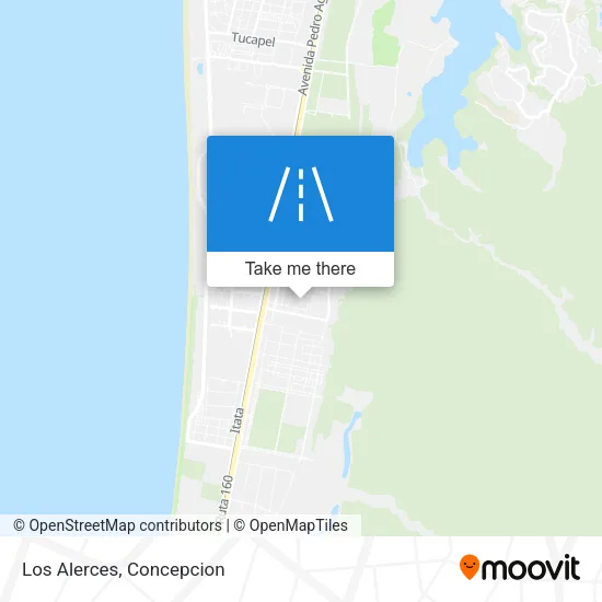 Los Alerces map