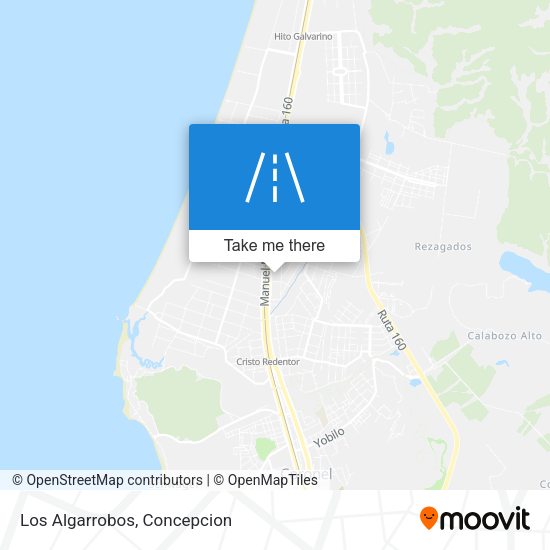 Mapa de Los Algarrobos