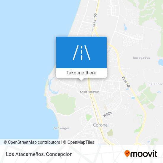 Los Atacameños map