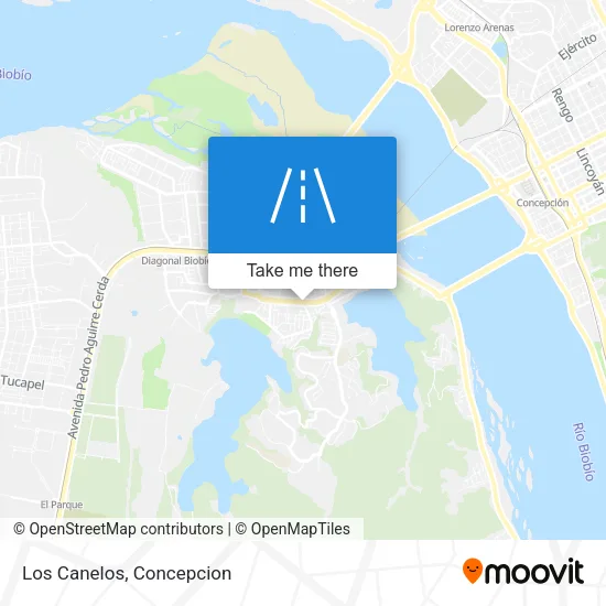 Los Canelos map