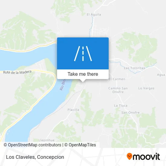 Mapa de Los Claveles