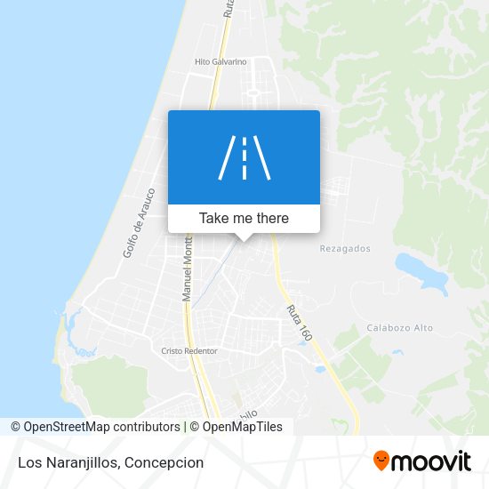 Mapa de Los Naranjillos