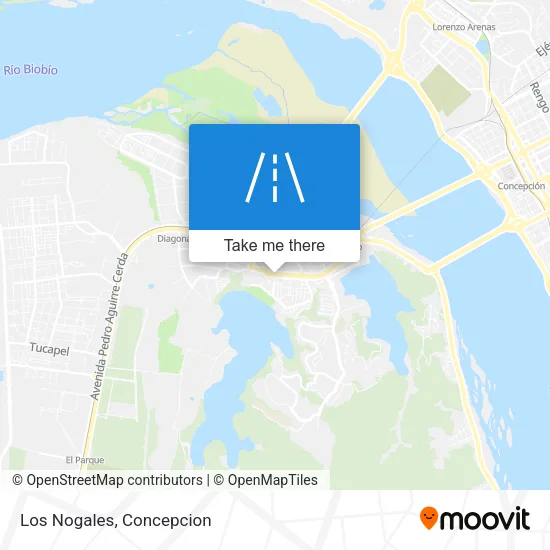 Los Nogales map