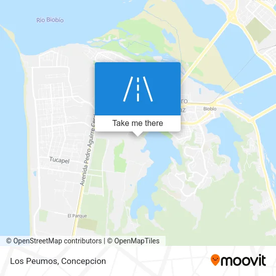 Mapa de Los Peumos