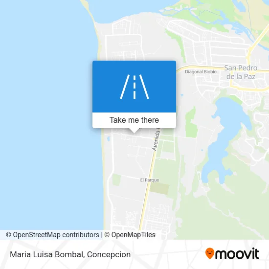 Maria Luisa Bombal map