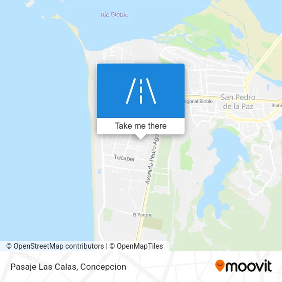 Mapa de Pasaje Las Calas