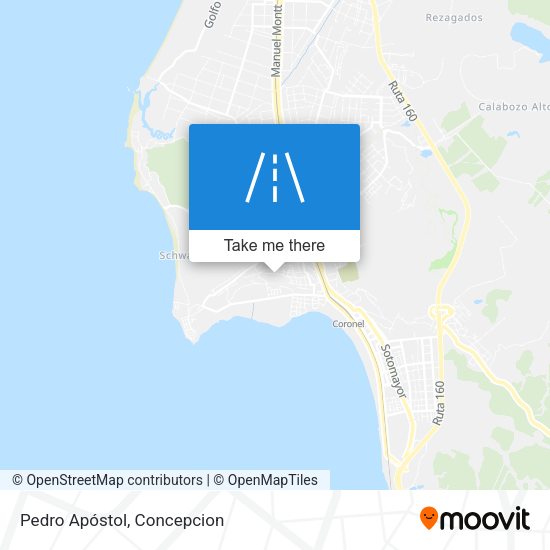 Mapa de Pedro Apóstol