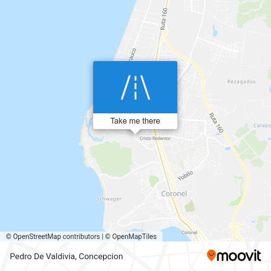 Mapa de Pedro De Valdivia
