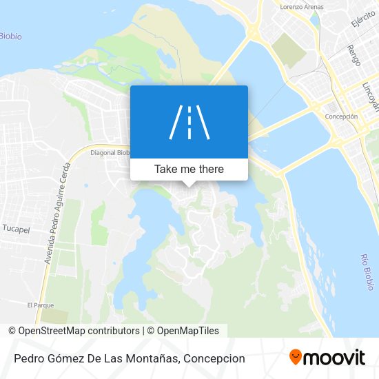 Mapa de Pedro Gómez De Las Montañas