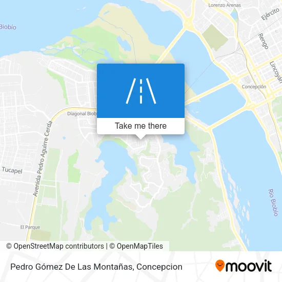 Pedro Gómez De Las Montañas map