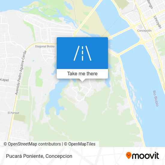 Mapa de Pucará Poniente