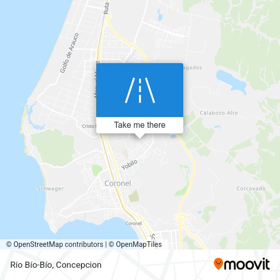 Río Bío-Bío map