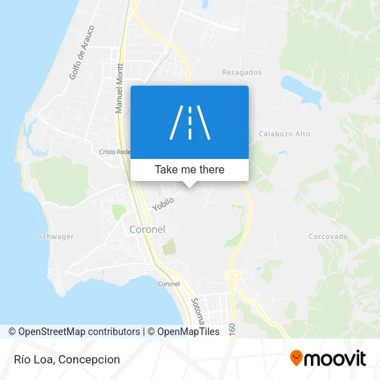 Río Loa map
