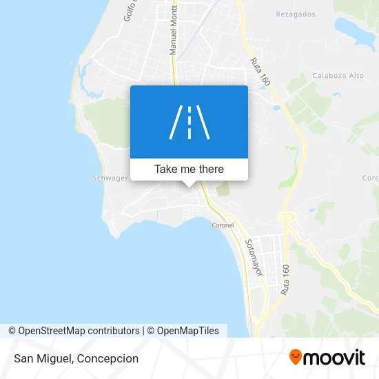 San Miguel map