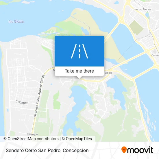 Mapa de Sendero Cerro San Pedro