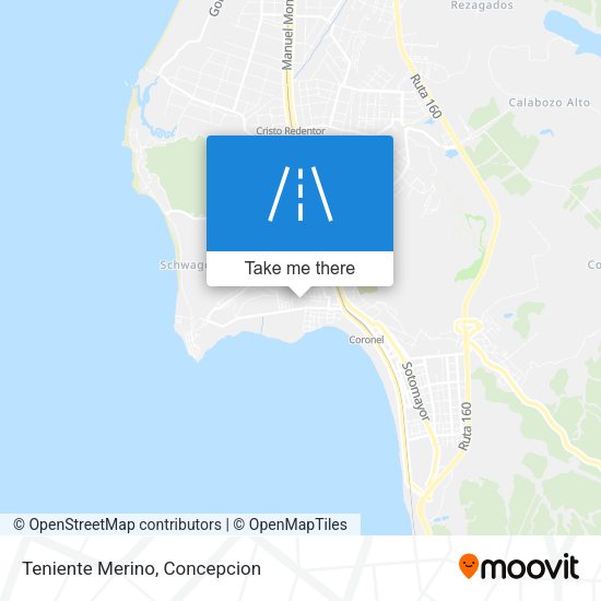 Mapa de Teniente Merino