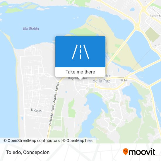 Toledo map