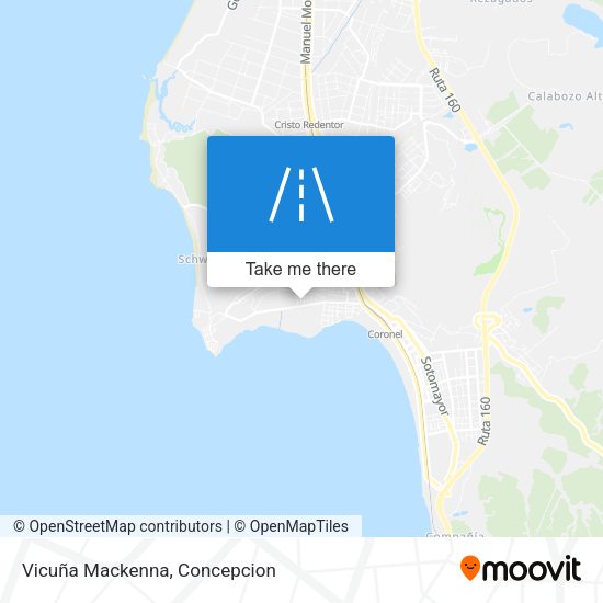 Mapa de Vicuña Mackenna