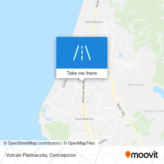 Mapa de Volcán Parinacota