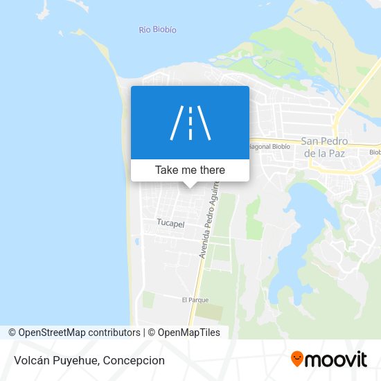 Mapa de Volcán Puyehue