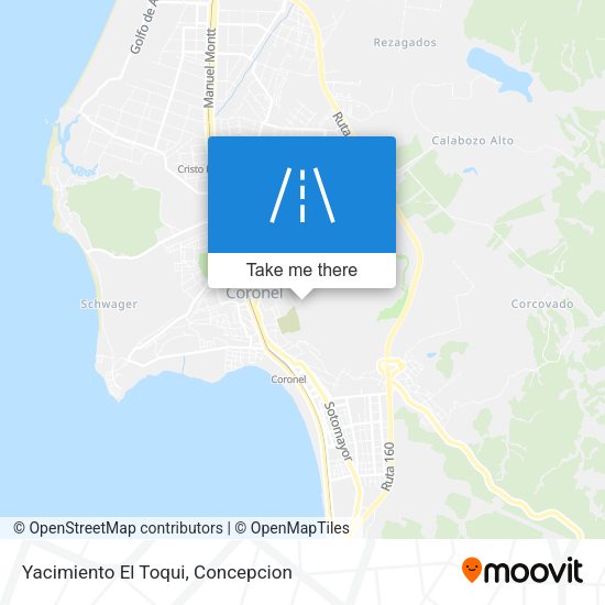 Mapa de Yacimiento El Toqui